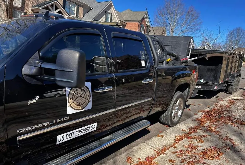 KND Denali work truck with trailer hitched
